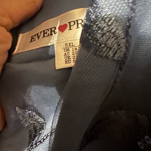 42. Ever Pretty, size 18, slate blue, excellent condition - Picture 3 of 4